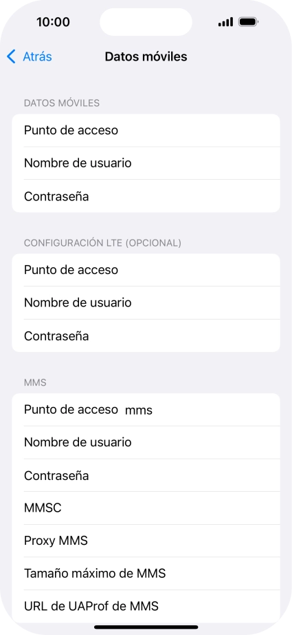 Pulsa Punto de acceso e introduce airtelwap.es. Pulsa Punto de acceso e introduce airtelwap.es.