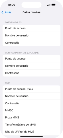 Pulsa Punto de acceso e introduce airtelwap.es. Pulsa Punto de acceso e introduce airtelwap.es.