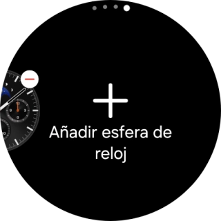 Pulsa Añadir esfera de reloj. Pulsa Añadir esfera de reloj.