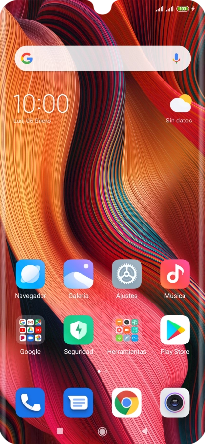 Cuando el icono de carga de batería aparece en la pantalla, el teléfono se está cargando. Cuando el icono de carga de batería aparece en la pantalla, el teléfono se está cargando.