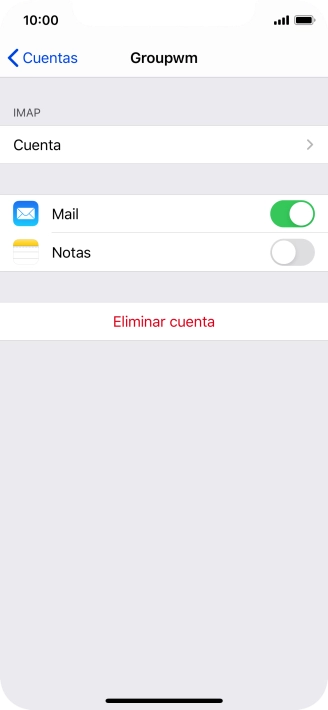 Pulsa Cuenta.