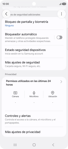 Pulsa Más ajustes de seguridad. Pulsa Más ajustes de seguridad.
