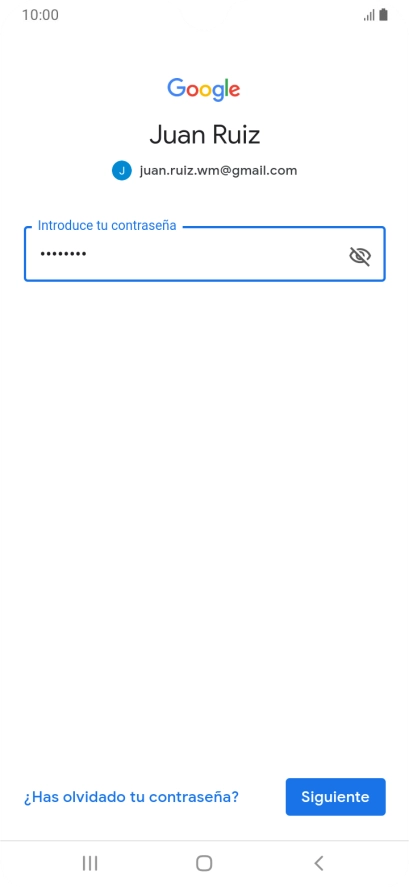 Pulsa Siguiente.