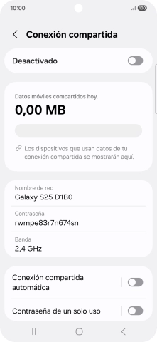 Pulsa Nombre de red. Pulsa Nombre de red.