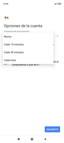 Pulsa el ajuste deseado. Pulsa el ajuste deseado.