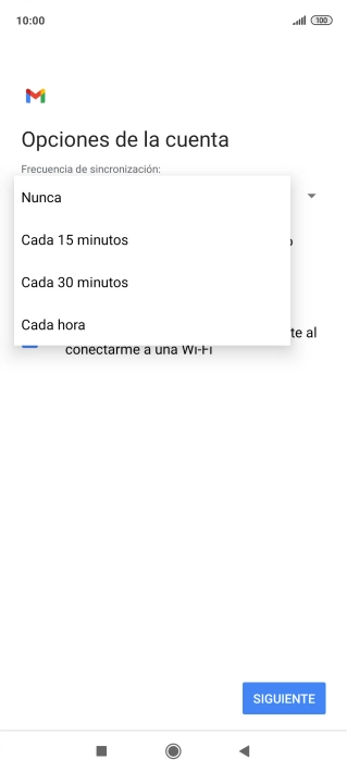 Pulsa el ajuste deseado. Pulsa el ajuste deseado.