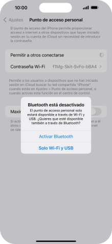 Si la función de wifi está activada, pulsa Solo Wi-Fi y USB. Si la función de wifi está activada, pulsa Solo Wi-Fi y USB.