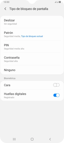 Pulsa Ninguno.