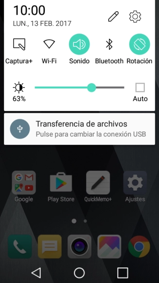 Pulsa el icono de ajustes.