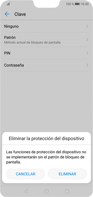 Pulsa ELIMINAR. Pulsa ELIMINAR.