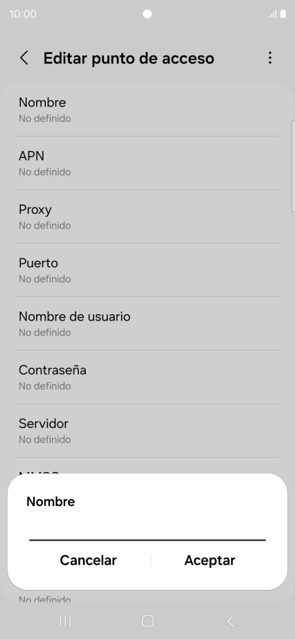 Introduce Vodafone Internet y pulsa Aceptar. Introduce Vodafone Internet y pulsa Aceptar.