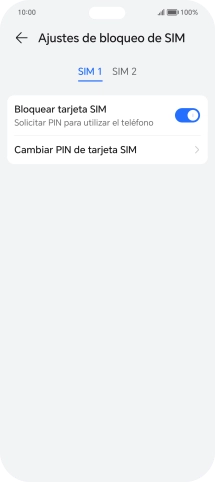 Pulsa el indicador junto a 