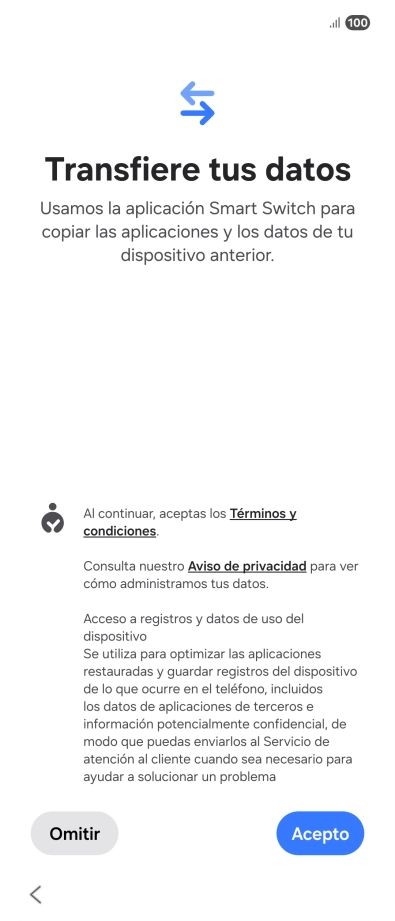 Pulsa Acepto.