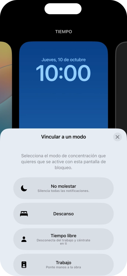 Pulsa un modo de concentración. Pulsa un modo de concentración.