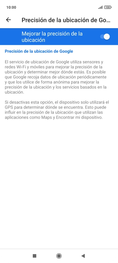 Si pulsas el indicador junto a Si pulsas el indicador junto a