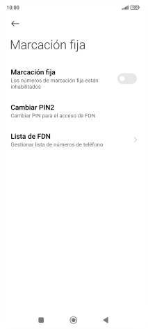 Pulsa el indicador junto a 