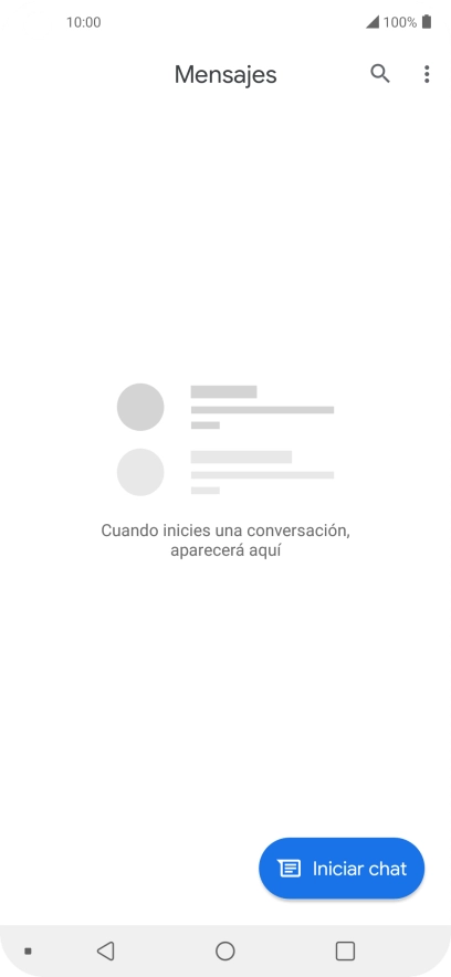 Pulsa Iniciar chat.