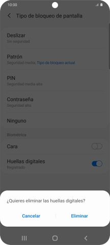 Pulsa Eliminar. Pulsa Eliminar.