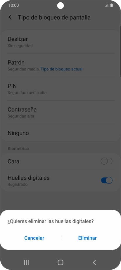 Pulsa Eliminar. Pulsa Eliminar.