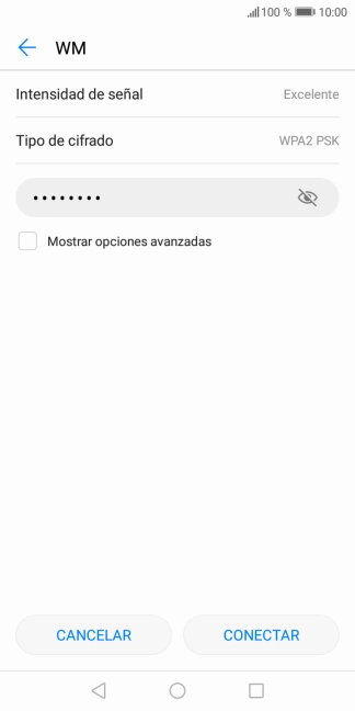 Pulsa CONECTAR. Pulsa CONECTAR.