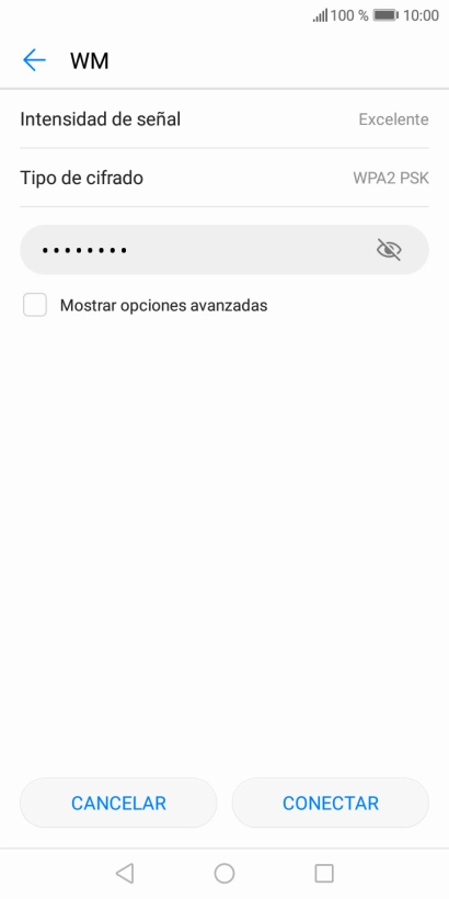 Pulsa CONECTAR. Pulsa CONECTAR.