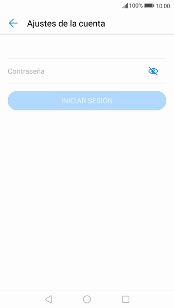 Pulsa Contraseña e introduce la contraseña de tu cuenta de correo electrónico.