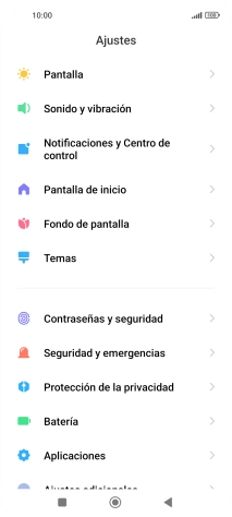 Pulsa Contraseñas y seguridad. Pulsa Contraseñas y seguridad.