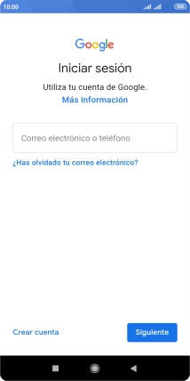 Si no tienes una cuenta de Google, pulsa Crear cuenta y sigue las indicaciones de la pantalla para ver cómo crear una cuenta nueva. Si no tienes una cuenta de Google, pulsa Crear cuenta y sigue las indicaciones de la pantalla para ver cómo crear una cuenta nueva.