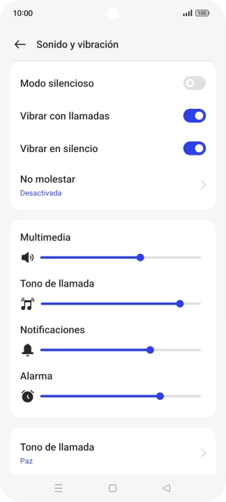 Pulsa Tono de llamada. Pulsa Tono de llamada.