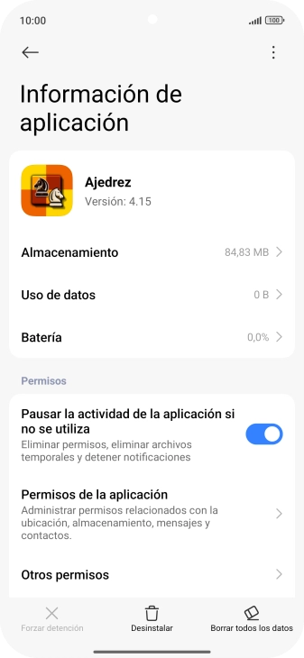 Desliza el dedo hacia arriba desde la parte inferior de la pantalla para terminar y volver a la pantalla de inicio. Desliza el dedo hacia arriba desde la parte inferior de la pantalla para terminar y volver a la pantalla de inicio.