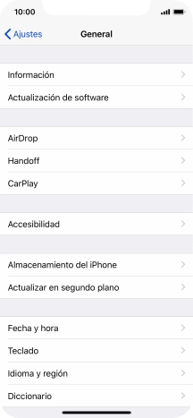 Pulsa Actualizar en segundo plano.