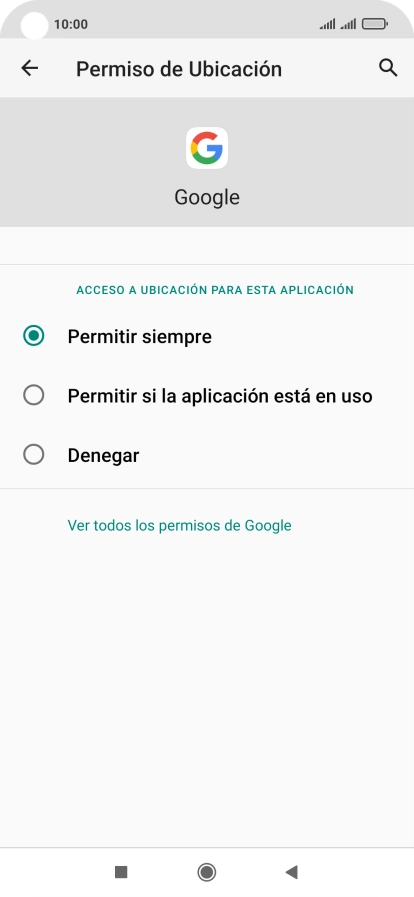 Pulsa el ajuste deseado. Pulsa el ajuste deseado.