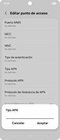 Introduce default y pulsa Aceptar. Introduce default y pulsa Aceptar.