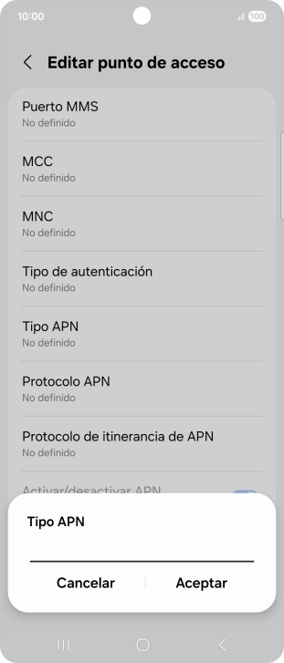 Introduce default y pulsa Aceptar. Introduce default y pulsa Aceptar.