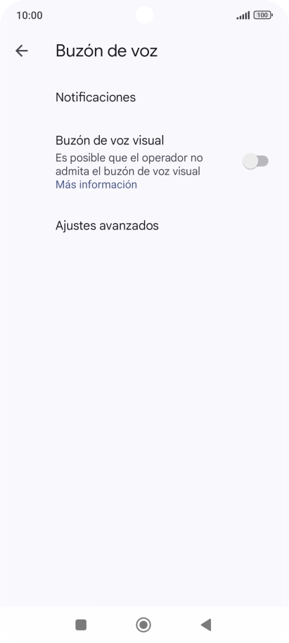 Pulsa Ajustes avanzados. Pulsa Ajustes avanzados.
