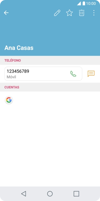 Pulsa el número de teléfono. Pulsa el número de teléfono.