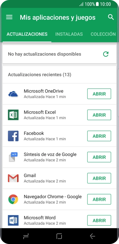 Pulsa INSTALADAS. Pulsa INSTALADAS.