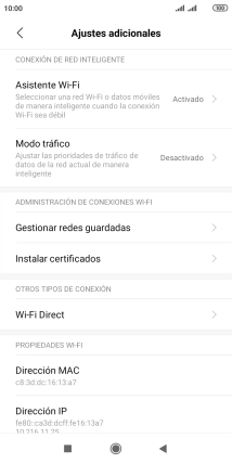 Pulsa Asistente Wi-Fi. Pulsa Asistente Wi-Fi.