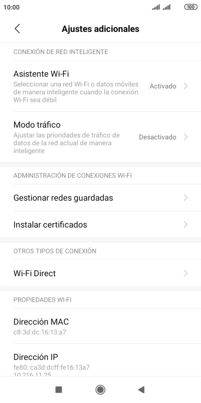 Pulsa Asistente Wi-Fi. Pulsa Asistente Wi-Fi.