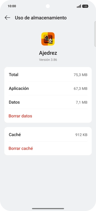 Pulsa Borrar caché. Pulsa Borrar caché.
