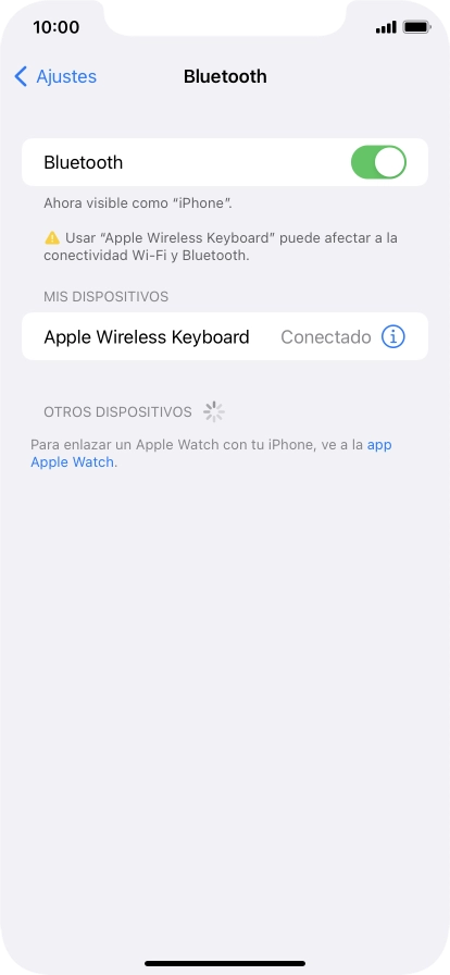 Desliza el dedo hacia arriba desde la parte inferior de la pantalla para terminar y volver a la pantalla de inicio.