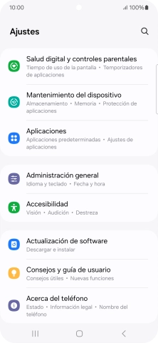 Pulsa Aplicaciones.