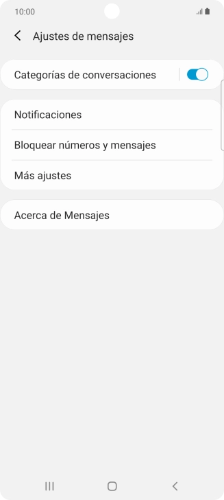 Pulsa Más ajustes. Pulsa Más ajustes.
