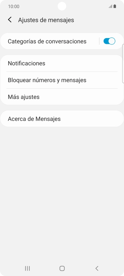 Pulsa Más ajustes. Pulsa Más ajustes.