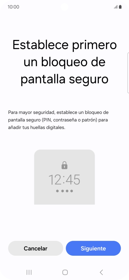 Pulsa Siguiente.