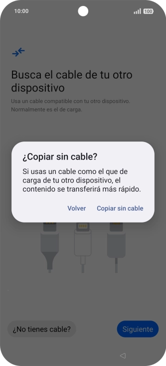 Pulsa Copiar sin cable. Pulsa Copiar sin cable.