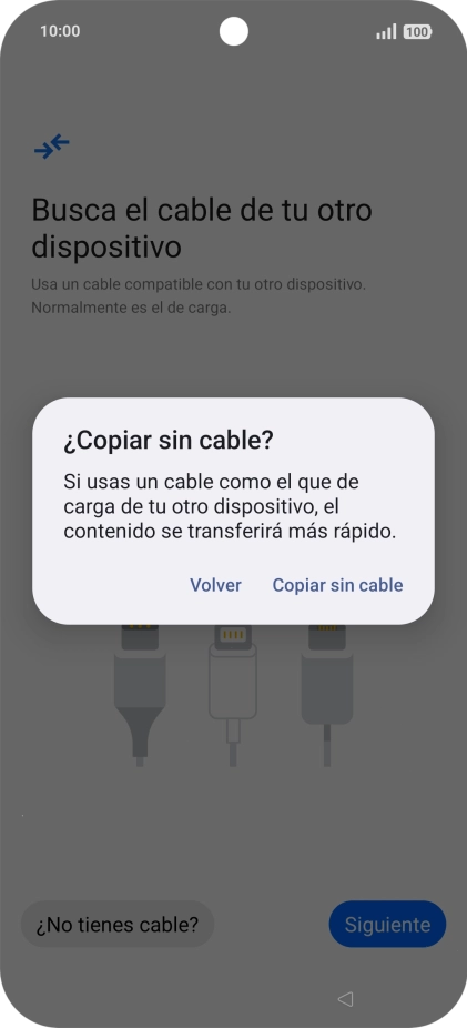 Pulsa Copiar sin cable. Pulsa Copiar sin cable.