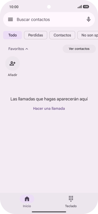 Pulsa el icono de menú. Pulsa el icono de menú.