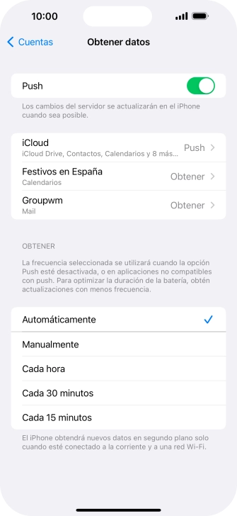 Pulsa el indicador junto a Pulsa el indicador junto a