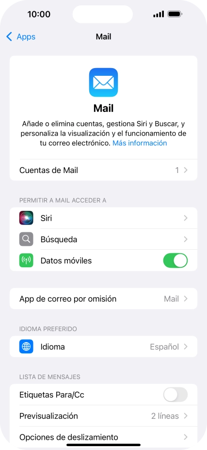 Pulsa Cuentas de Mail. Pulsa Cuentas de Mail.